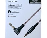 4.4mm Balanced Audio cable For Sony MDR-1A/1AM2/100AAP/MDR-H600A MUC-S12SB1 - £69.47 GBP