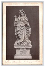 Our Lady of Verdun Statue 5th Century Lorraine France UNP DB Postcard W21 - £3.06 GBP