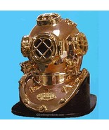 Famous Mark V MkV Replica Copper and Brass Helmet with Base Scuba Dive D... - $6,771.55 MXN