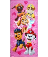 Paw Patrol Beach Towel measures 28 x 58 inches - £12.62 GBP