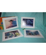 Disney Pixar Monster&#39;s Inc Art 4 Piece Litho Porfolio  - £27.09 GBP