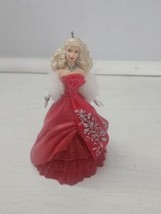 Hallmark Barbie Keepsake Celebration 2012 Blonde Christmas Ornament Red ... - £8.02 GBP