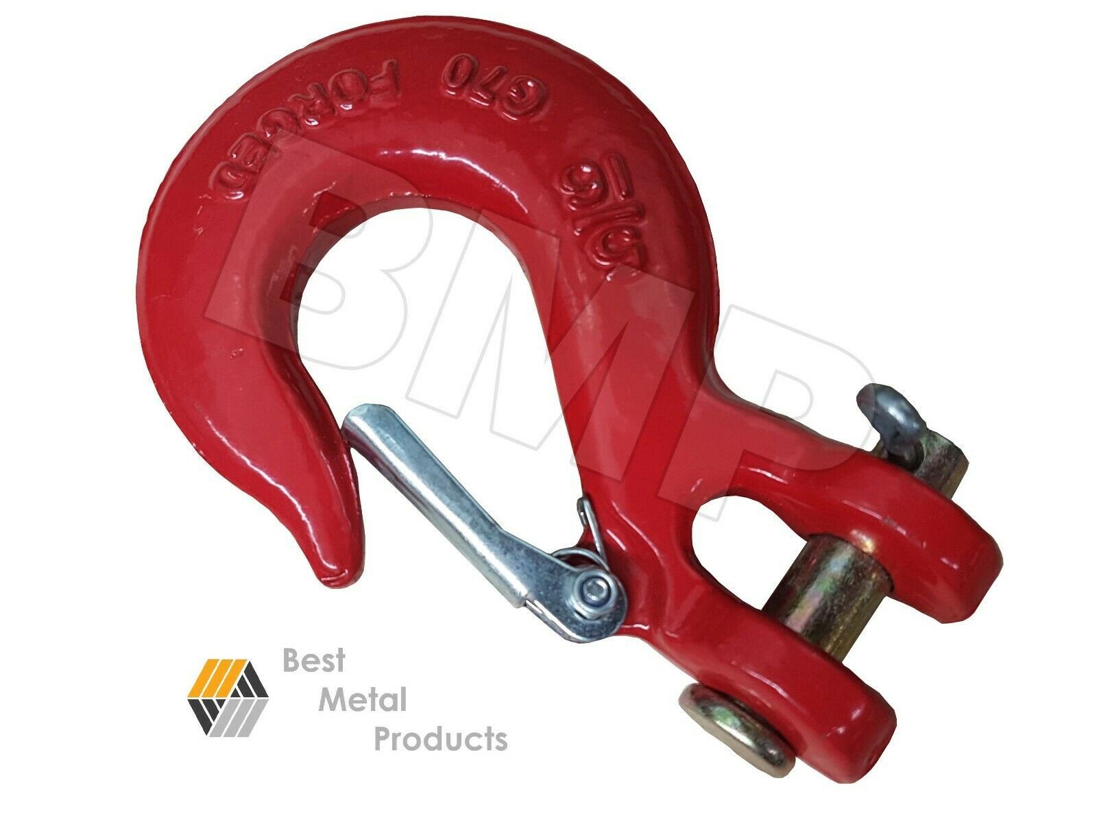 Primary image for (100) 5/16“ SLIP HOOK w/LATCH CLEVIS RIGGING TOW WINCH TRAILER G70 CRANE 0900121