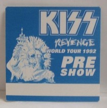 KISS - ORIGINAL VINTAGE 1992 REVENGE CONCERT TOUR CLOTH BACKSTAGE PASS - $10.00