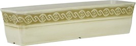 Planter, 18&quot; Corinthian Trough, Desert, Classic Home And Garden 9418D-514. - $33.98