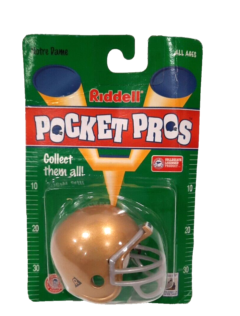Primary image for Riddell Pocket Pros Helmet Notre Dame Fighting Irish 1997 NIP Collectible Series