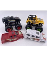 Jul Monster 4 X 4 Pickup 5&quot; Truck w/ Super Friction Toy JUL 2 Trucks 4 B... - £31.13 GBP