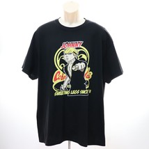 Cobra Kai Johnny T-Shirt Men&#39;s XL Black Sweeping Legs Karate Kid Graphic Tee EUC - £18.33 GBP