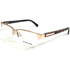 Michael Kors Eyeglasses Frames MK 7002 Maracaibo 1007 Brown Gold 52-15-140 - £66.97 GBP