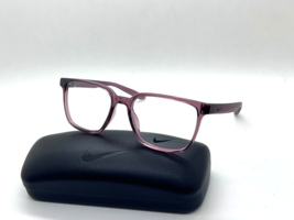 Neu Nike 7302 250 Transparent Mauve Brown Optisch Brille Rahmen 53-17-140MM - £46.76 GBP