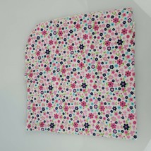 Gerber Pink Blue Flower Green Cotton Flannel Receiving Swaddle Baby Girl... - £23.73 GBP