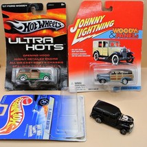 3 Woody&#39;s - Hot Wheels: Silver Series, Ultra Hots and Johnny Lighting - £7.78 GBP