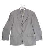 Kilburne &amp; Finch Men&#39;s 38S Gray Pinstripe Wool Blend Blazer Jacket Forma... - $27.16 CAD