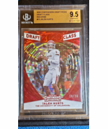 Jalen Hurts 2020 Contenders Draft Picks /20 red zone SP Beckett 9.5 Gem ... - $99.70