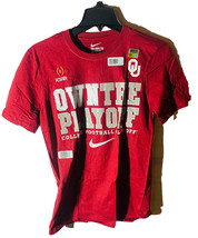 Nike Tee Oklahoma Own The Playoff T-Shirt Red Small - £19.37 GBP