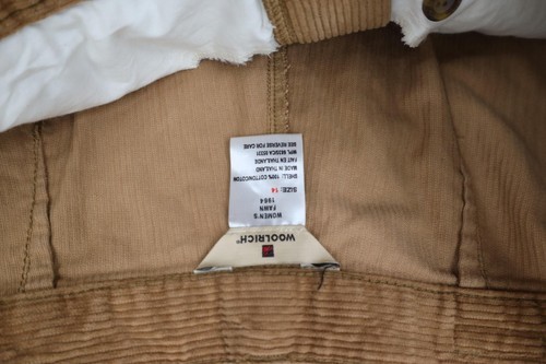 Vtg 90s Woolrich Womens 14 Faded Spell Out Relaxed Tapered Leg Corduroy Pants Item image 8