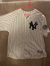  Alex Rodriguez NY Yankees Majestic Stitched white pinstripe jersey mens XL - £106.19 GBP