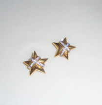 Joan Rivers Crystal Wrap Star Pierced Earrings  - £19.14 GBP