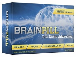 BRAINPILL Nootropics Faster Memory Focus Mental Stamina Brain Pill Supplement - £56.05 GBP