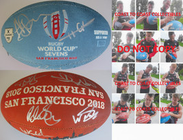 2018 England National Rugby Sevens,team,signed,autographed,WC Rugby ball,proof - £513.73 GBP