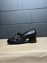 Liz Claiborne Kelley Chunky Black Y2K Mary Jane Loafers Women’s Sz 7 M - £35.82 GBP