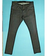 JOHN VARVATOS MATCHSTICK SKINNY NARROW FIT DARK NAVY JEAN -DANO  33&quot; WAIST - $228.00