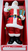 Holiday Time 2121-18238 Storytelling Santa With Led Lights &amp; Timer - New! - £17.91 GBP