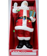 HOLIDAY TIME 2121-18238 STORYTELLING SANTA WITH LED LIGHTS &amp; TIMER - NEW! - €25,78 EUR