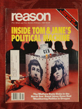 REASON magazine February 1982 CED Economic Democracy Jane Fonda Tibor R. Machan - £13.59 GBP