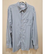 Southern Tide Performance Button Down Shirt Men&#39;s XXL Blue Plaid Coastal - $439.97 MXN