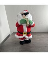 Gemmy Sax Playing Santa Claus Animated Dancing Musical Christmas Figure ... - $19.87