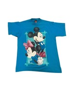 Vintage 1990&#39;s Mickey Unlimited Mickey &amp; Minnie Single Stitch T-Shirt Bl... - €21,37 EUR