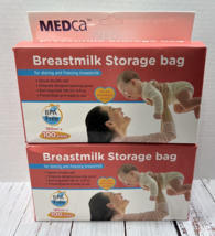 MEDca Breastmilk Storage Bags, 100 Count, BPA Free 6oz / 180ml - Lot of ... - £15.73 GBP