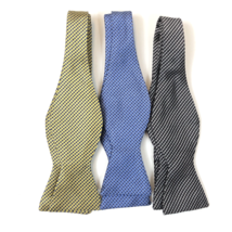 Brooks Brothers 346 Set of 3 Silk Bow Tie Adjustable Made in USA - $39.59