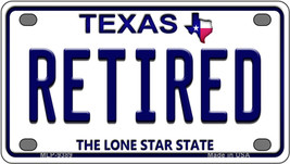 Retired Texas Novelty Mini Metal License Plate Tag - £11.92 GBP