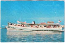 Vintage Business Card Rainbow Deep Sea Fishing Clearwater Beach Florida ... - $2.15