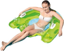 Intex Sit N Float Inflatable Lounge, 60&quot; X 39&quot; (Colors May Vary)(2 Pack) - $32.99