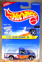 1997 Hot Wheels #534 Race Team Series lll 2/4 CHEVY 1500 Blue w/Chrome 5 Spokes - $11.75