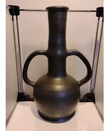 Jamie YoungHorton Handled Charcoal Colored  12" Tall Vase Free Shipping  - $79.99