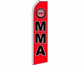 K&#39;s Novelties MMA Mixed Martial Arts Red/Black Swooper Super Feather Advertising - £19.84 GBP
