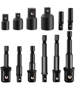 12Pcs Drill Socket Adapter And Reducer Set, Extension Set, And 1/2&quot; Drive … - $779.71 MXN