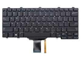 US Black Backlit English Laptop Keyboard (without frame) For Dell Latitu... - £35.30 GBP