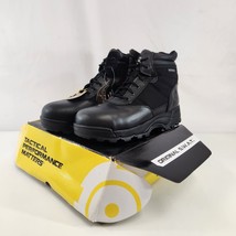 Original S.W.A.T. Tactical Boot Men&#39;s US Size 9 Black Waterproof Safety Toe - £76.13 GBP
