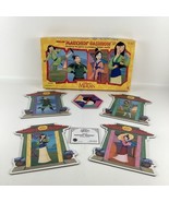 Disney Mulan Matching Fashion Puzzle Game Family Night Vintage 1998 Mattel - $48.46
