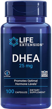 D H E A  HEALTHY AGING DIETARY SUPPLEMENT 100 Capsule 25mg  LIFE EXTENSION - $21.79