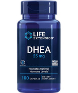 D H E A  HEALTHY AGING DIETARY SUPPLEMENT 100 Capsule 25mg  LIFE EXTENSION - £12.74 GBP