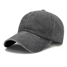 Baseball Cap Ball Hat Adjustable Cotton Plain Solid Washed Men Washed Ch... - $18.99