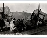 RPPC Inuit Drumers Barrow Alaska AK UNP Postcard F17 - £11.82 GBP