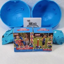 Mini Little Tikes 2-In-1 Snug ‘N Secure Swing &amp; TotSports T-ball set Ser... - £13.90 GBP