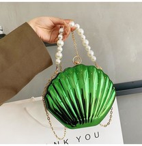 Evening Bags Shell Shape Women Clutch Bags 2023 New Wedding Bridal Handbag  Bead - £37.41 GBP